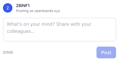 Company feed screenshot